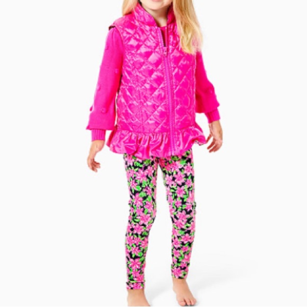 Lilly Pulitzer Reversible vest and matching leggings
